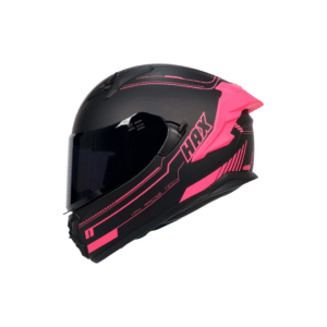Casco Integral Hax Racing Tech Obsidian Negro/Rosa Mate TALLA L