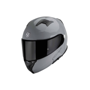 Casco Abatible Hax Amatista Gris Brillante Doble Visor talla XL