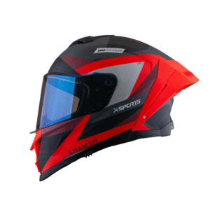 CASCO INTEGRAL X-SPORTS X-162 ZHAMAN ROJO NEGRO MATE