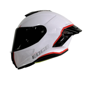 CASCO INTEGRAL EDGE SHANGHAI RUSH BLANCO ROJO BRILLANTE