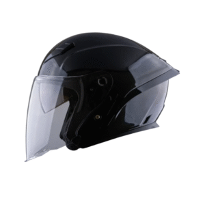 CASCO ABIERTO X-SPORTS 631 SOLID NEGRO BRILLANTE