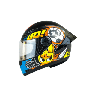 CASCO INTEGRAL ICH 501 SP-S KIDS CHAMPS NEGRO AMARILLO